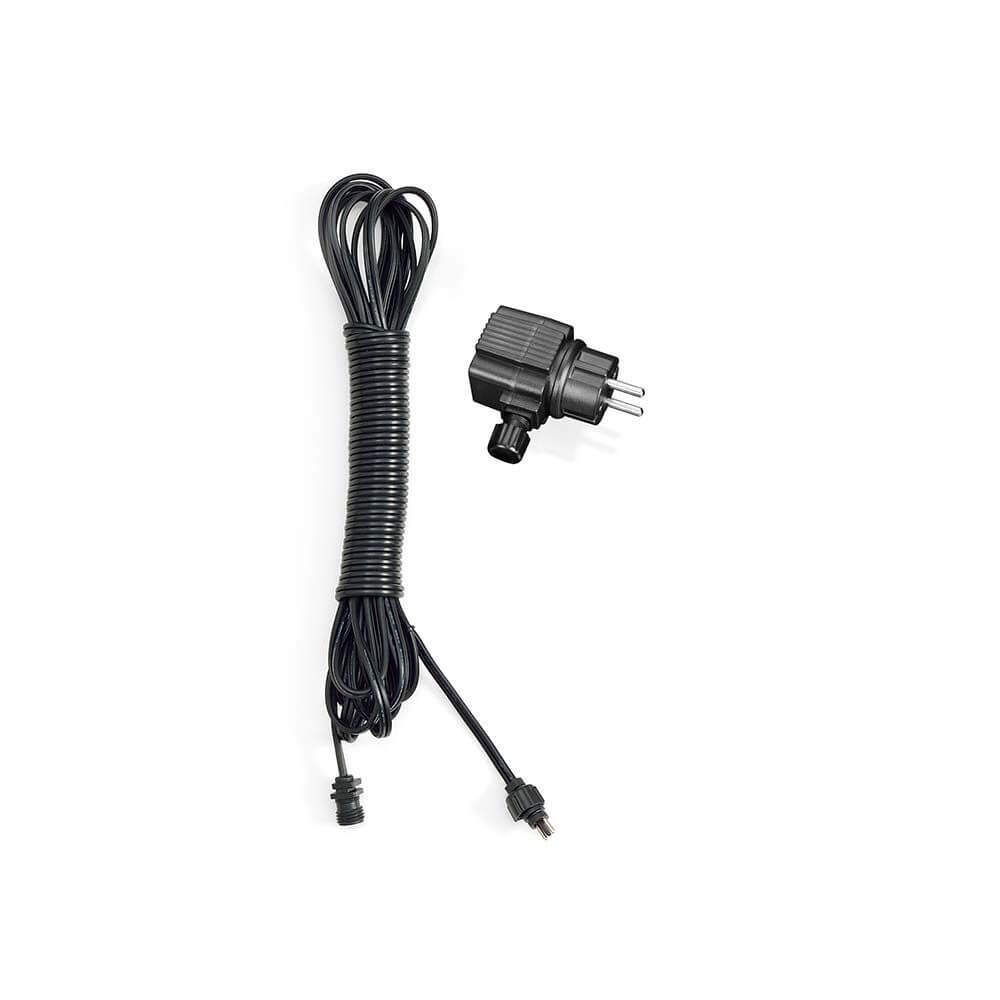 Amalfi LED Außen-Wandleuchte inkl. Trafo 12V Oliv, inklusive Kabel und Stecker für einfache Installation.