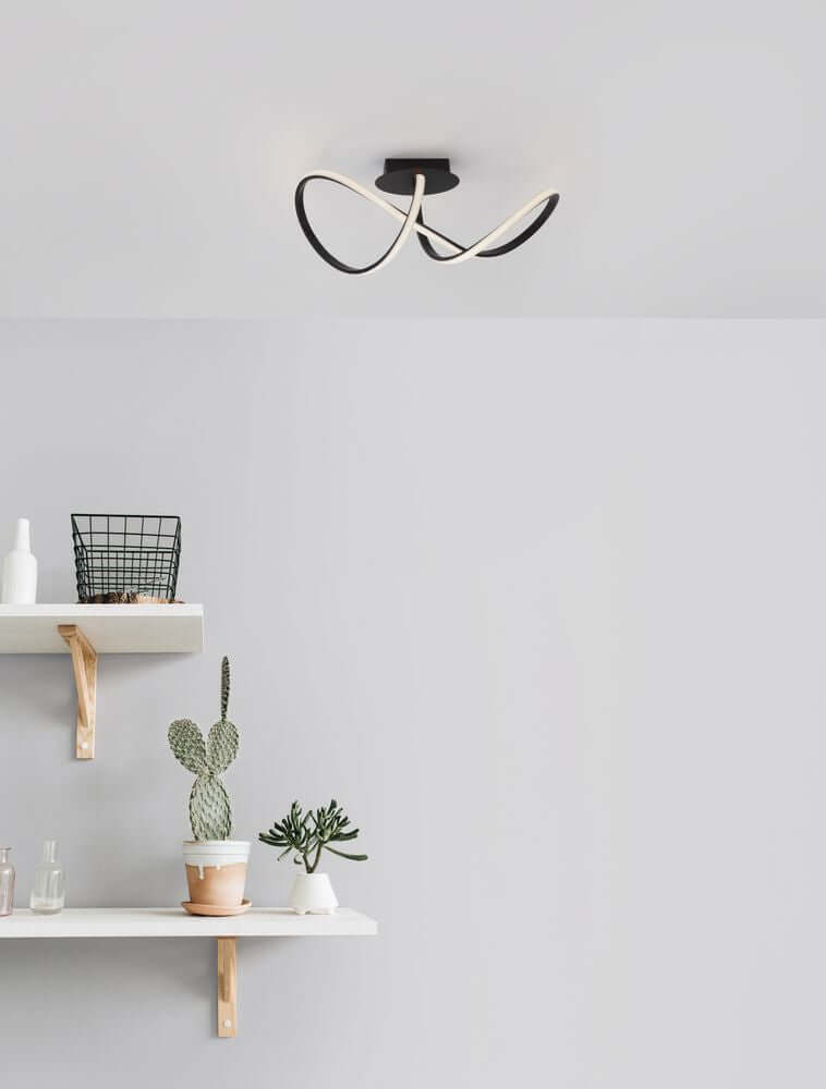 Amara LED Deckenleuchte 3000K in modernem Design, ideal als Wohnraumbeleuchtung.