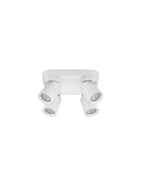 Candeeiro de teto Amecy 4 luzes 22x22cm