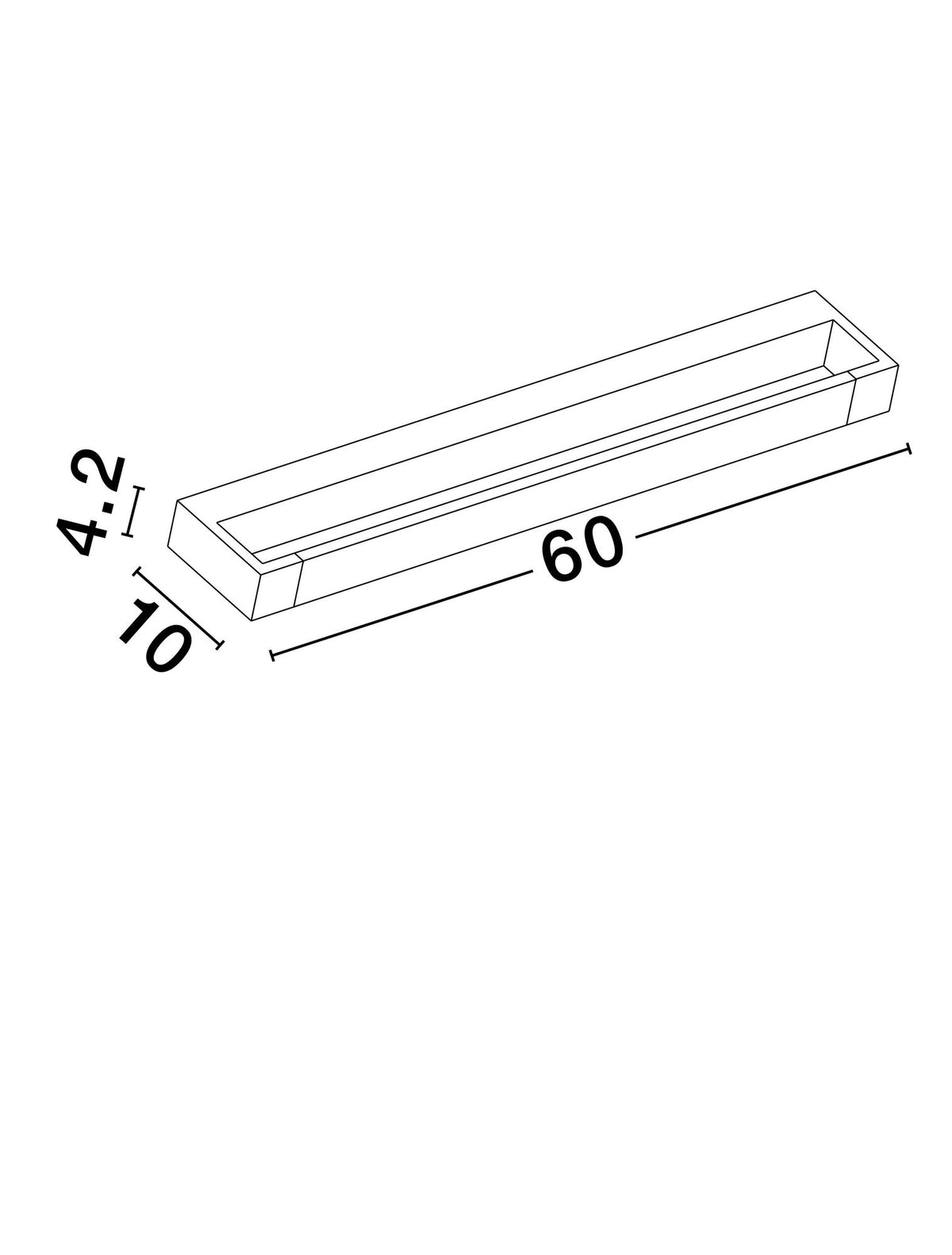 Arga LED Wandleuchte 60cm 3000K IP44 (14)