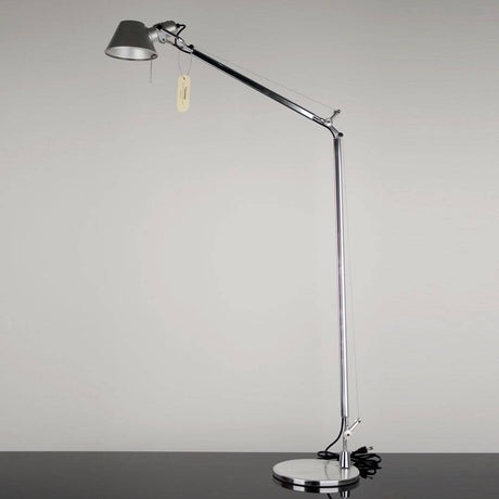 Artemide Tolomeo Lettura floor lamp with adjustable arms and a flexible lamp head.