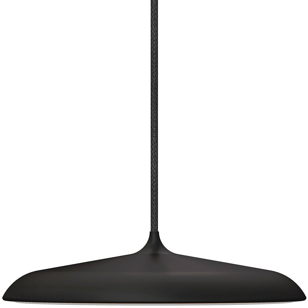 Artist 25 LED Pendelleuchte Ø 25cm Dimmbar Schwarz, elegante schwarze Pendelleuchte mit moderne Form.