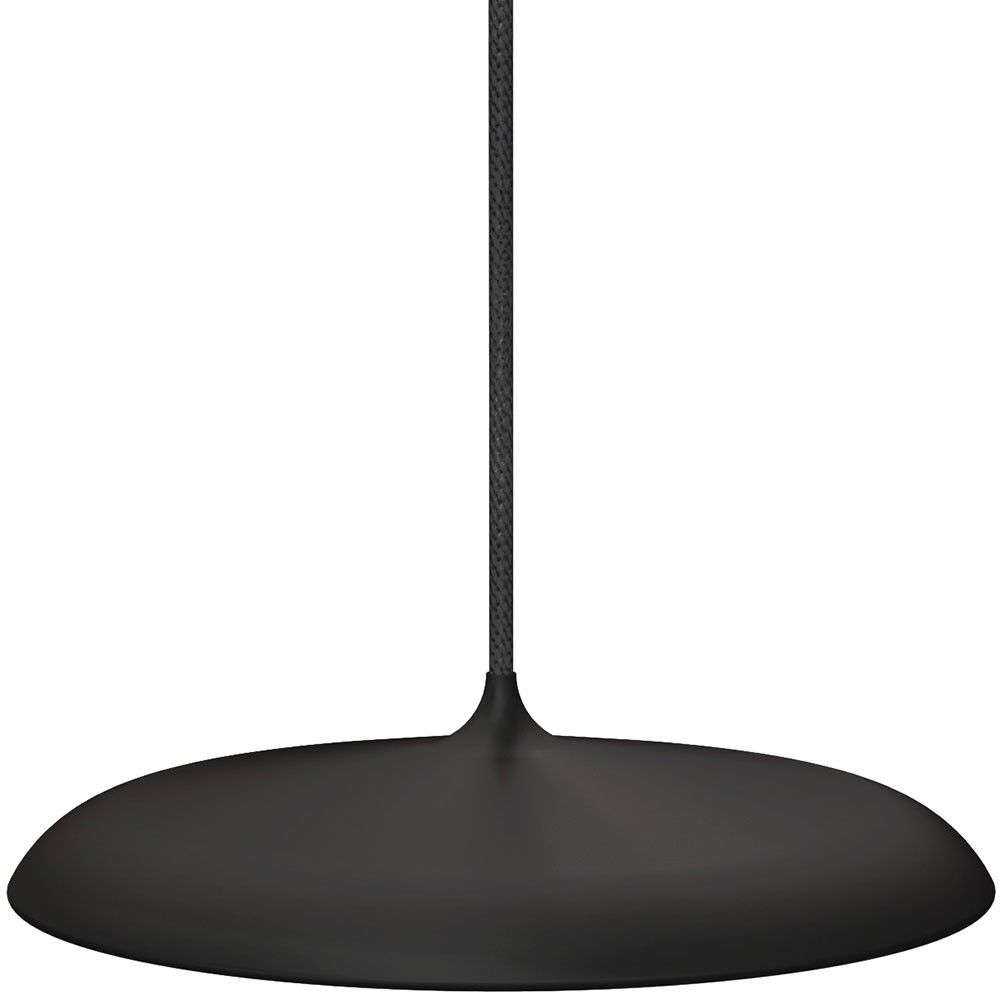 Artist 25 LED Pendelleuchte Ø 25cm Dimmbar Schwarz - elegante schwarze Pendelleuchte mit minimalistischer Form.