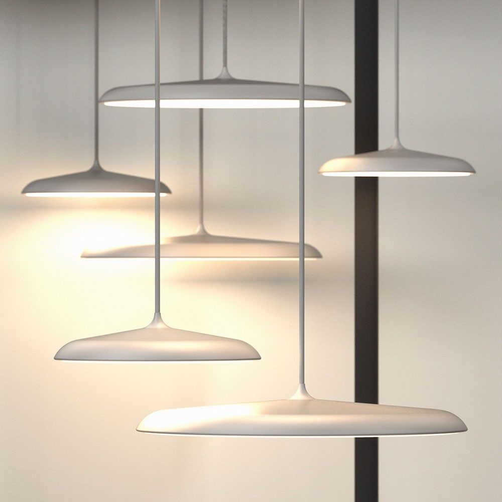Artist 40 LED Pendellampe Ø 40cm Dimmbar 1460lm Schwarz in eleganter Anordnung