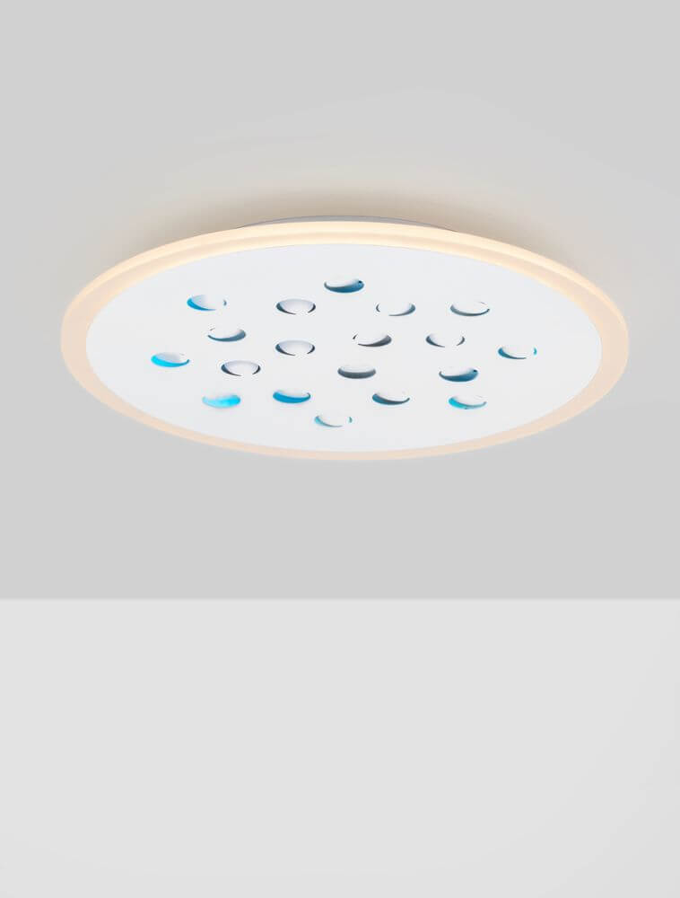 Astro LED Deckenleuchte 3000K Weiß mit modernem Design und sanfter Beleuchtung.