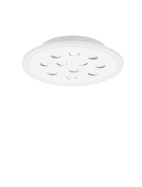 Astro LED ceiling light 3000K White in an elegant, round design with multiple light openings.