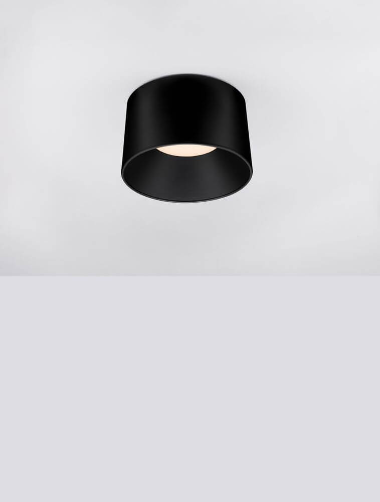Atil LED Deckenleuchte Ø 35cm 3000K in modernem skandinavischem Design für Esszimmer und Wohnzimmer.