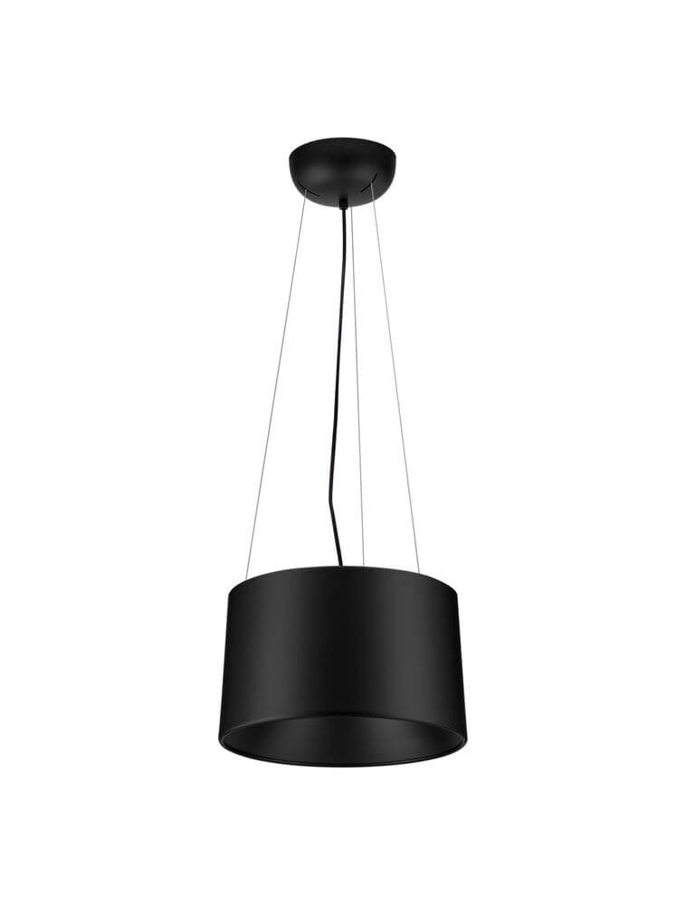 Atil LED Pendelleuchte 3000K in modernem, schwarzem Design für stilvolle Esszimmerbeleuchtung.