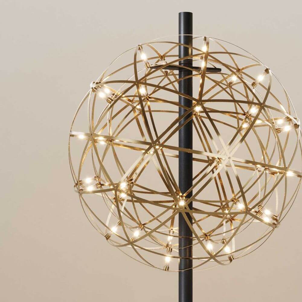 s.luce Atom metal LED floor lamp with touch dimmer