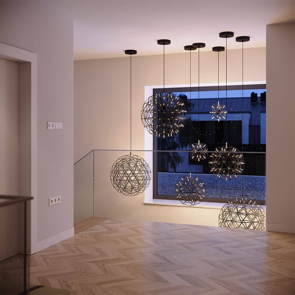s.luce Combinazione di luci a sospensione Atom XL Modular