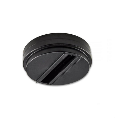 Aufbauadapter für 3-Phasen Schienenstrahler Schwarz 1-Phase Ø 11cm - Montageplatte für Schienenstrahler.