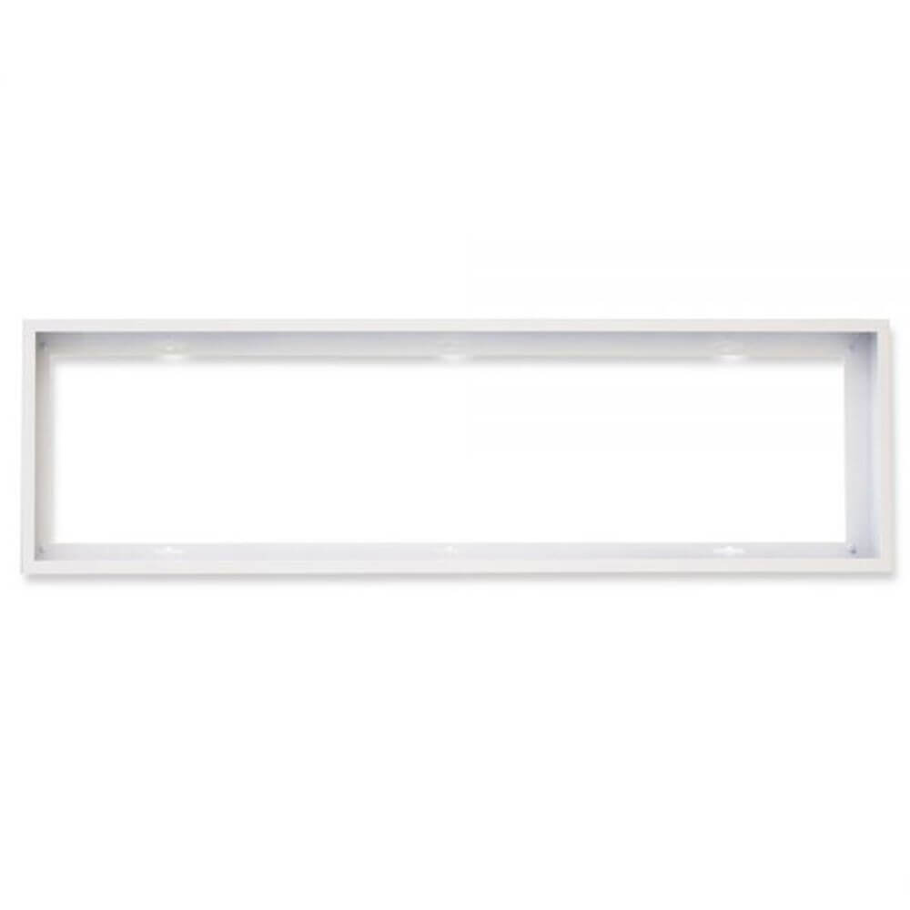 Aufbaurahmen Weiß für LED Panel 1200 für die Schnellmontage von LED-Panele.