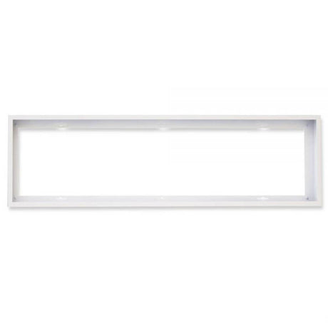 Aufbaurahmen Weiß für LED Panel 1200 für die Schnellmontage von LED-Panele.