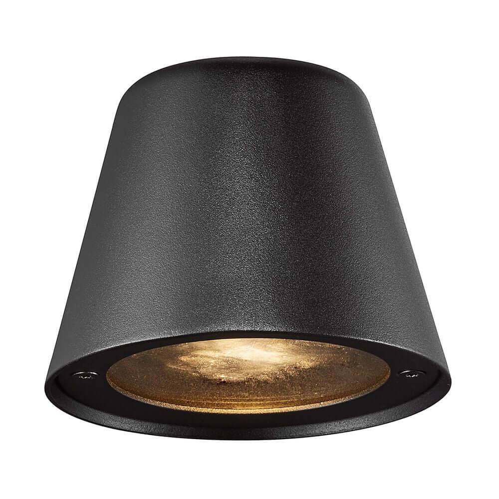 Außenwandlampe Aleria IP44 in elegantem Design aus lackiertem Aluminium für den Außenbereich.