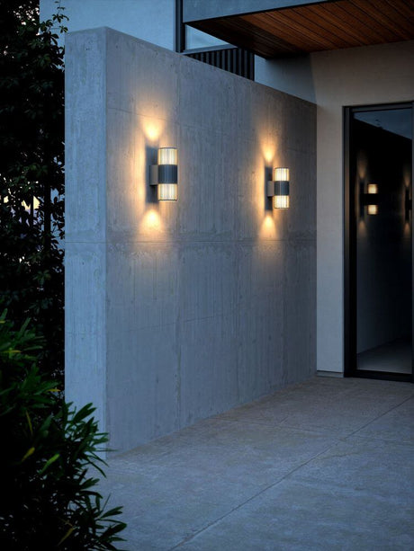 Außenwandlampe Aludra Double Seaside IP54