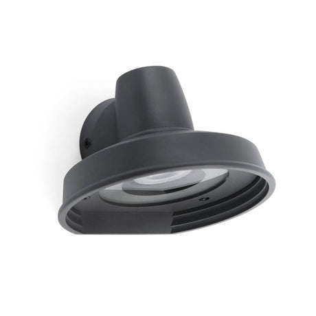 Außenwandlampe BRONX IP44 Dunkelgrau mit modernem Design und funktionaler Lichtquelle.