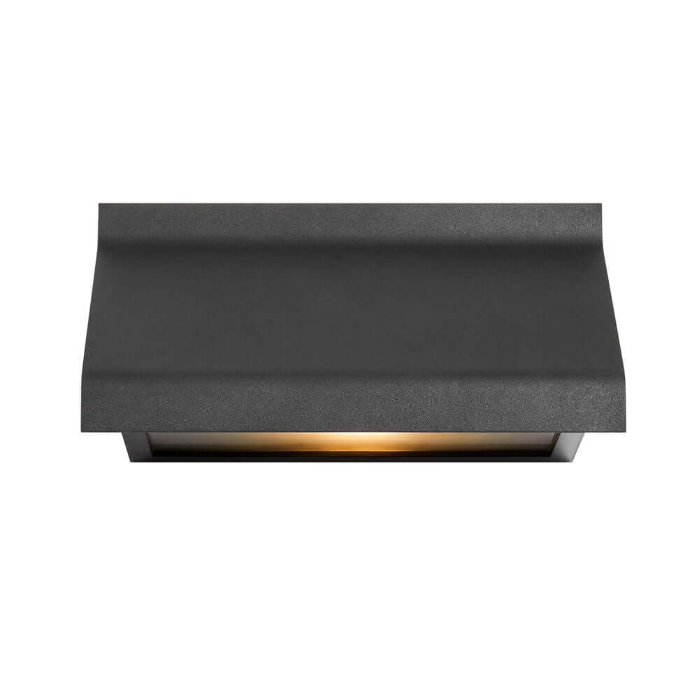 Außenwandlampe Tadas IP54 in elegantem Schwarz mit modernem Design und nach unten gerichtetem Licht.