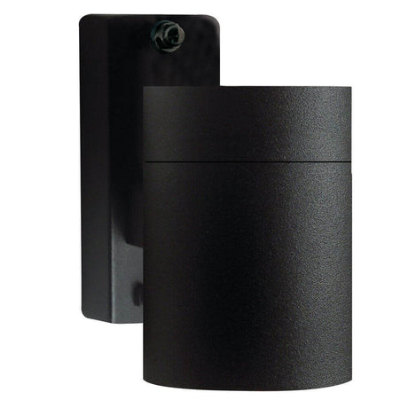 Outdoor wall light Tin Single IP54 in a modern, black design for outdoor areas.