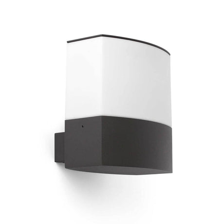 DATNA outdoor wall light IP44 dark grey, modern wall lighting for outdoor areas, IP44 protection