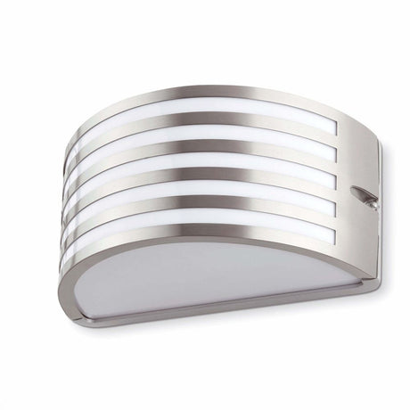 Outdoor wall light FEDON IP54 matt nickel with modern design and clean lines for outdoor lighting.