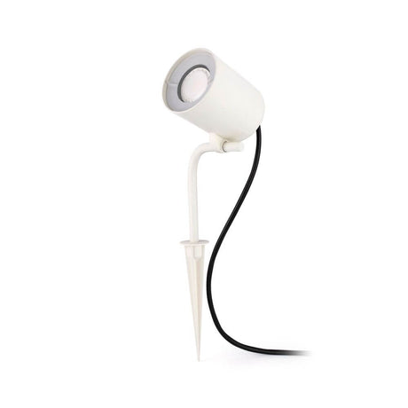Aplique de exterior FLOW Foco de pincho GU10 Beige resistente al agua de mar