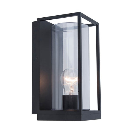 Aussenwandleuchte Flair in modernem Design mit Glaskörper und E27-Lampe.