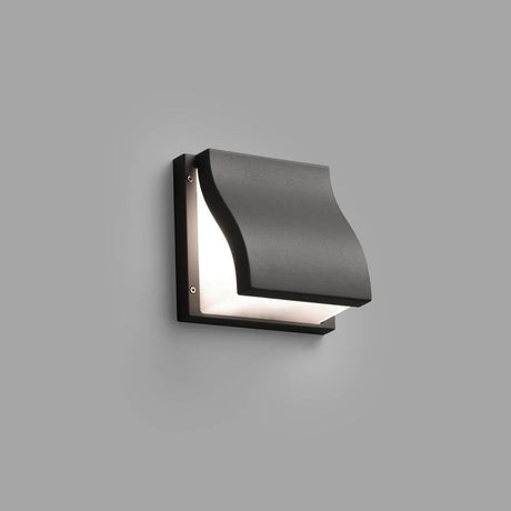SUMA-G outdoor wall light, 2-light IP44 dark grey, mounted on a wall, modern and elegant.