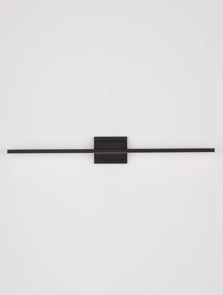 Azure LED Wandleuchte 3000K Schwarz, moderne schwarze Wandleuchte mit elegantem Design, ideal für jeden Raum.