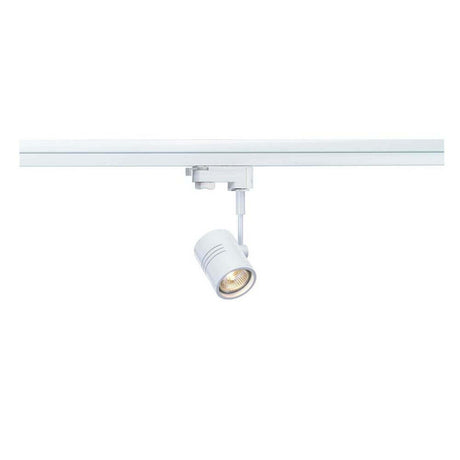 BIMA I Leuchtenkopf in Weiß, schwenkbar für GU10, max. 50W, geeignet für 3Phasen-Hochvolt-System.