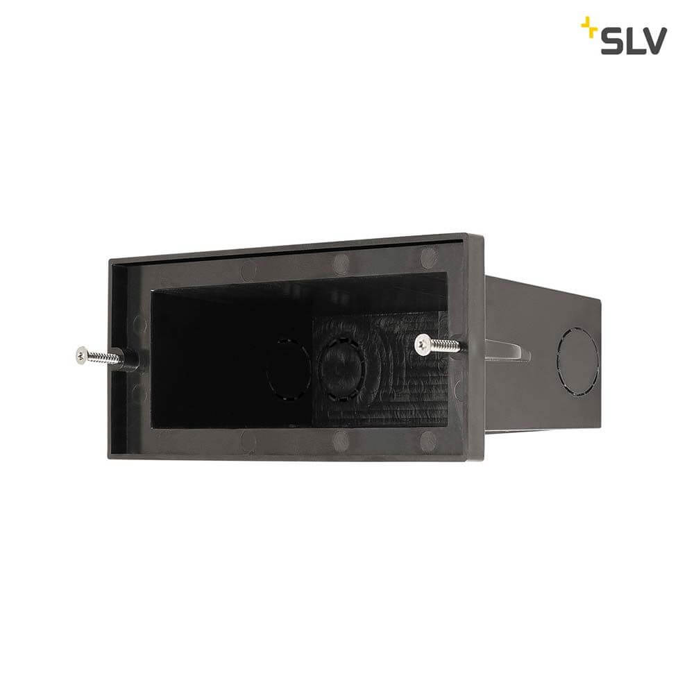 Brick Outdoor Wandeinbauleuchte LED 3000K Edelstahl IP67 950lm Montagezubehör in Schwarz
