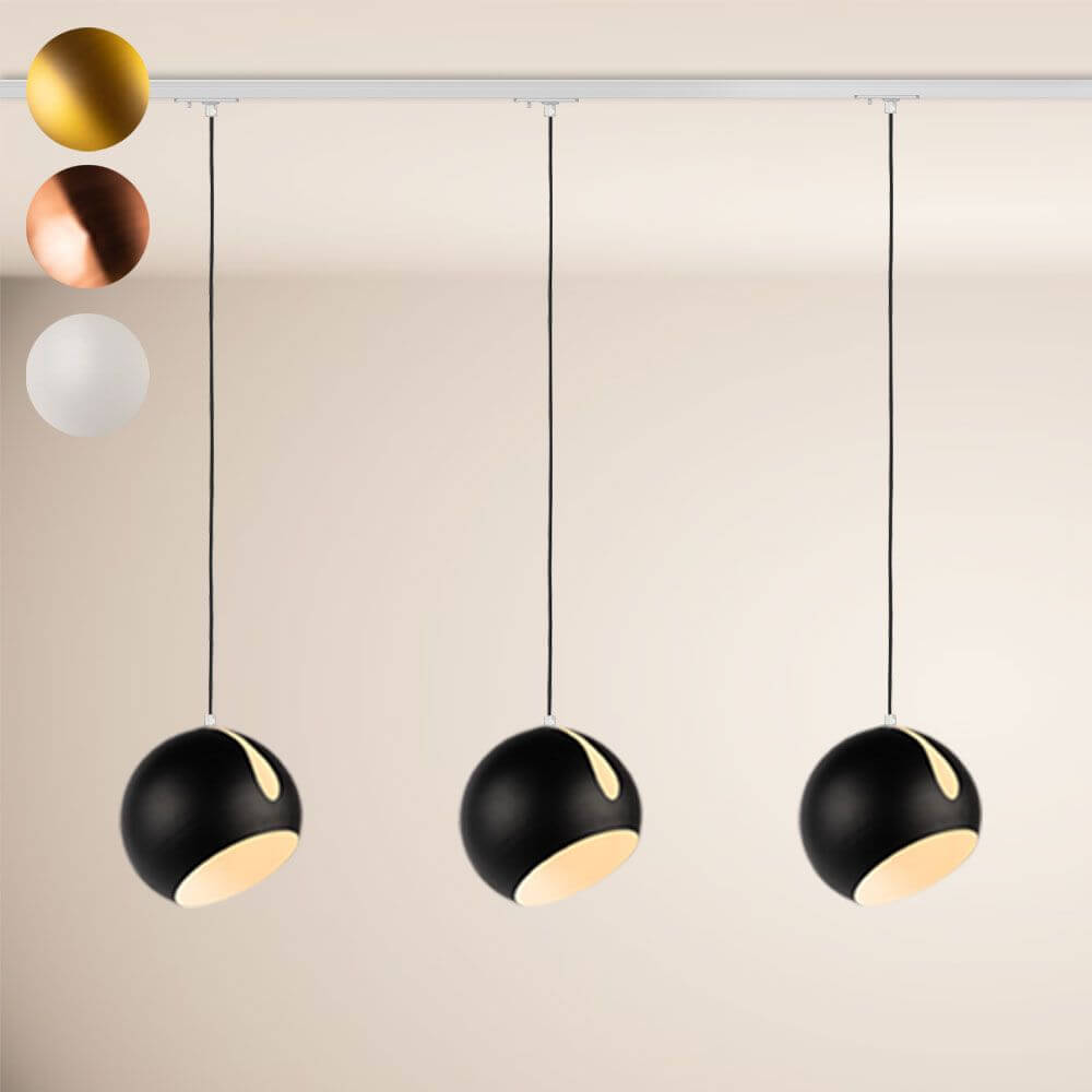 s.luce Kulista lampa stołowa 1-fazowa z podajnikiem końcowym Ø 30 cm