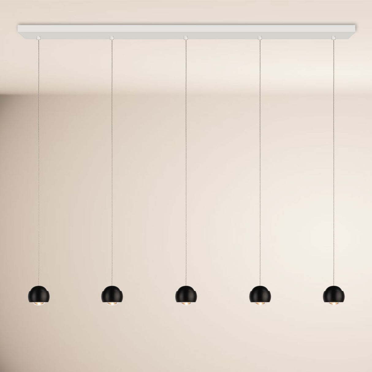 s.luce Beam LED spisebord-hengelampe Balken 160 cm