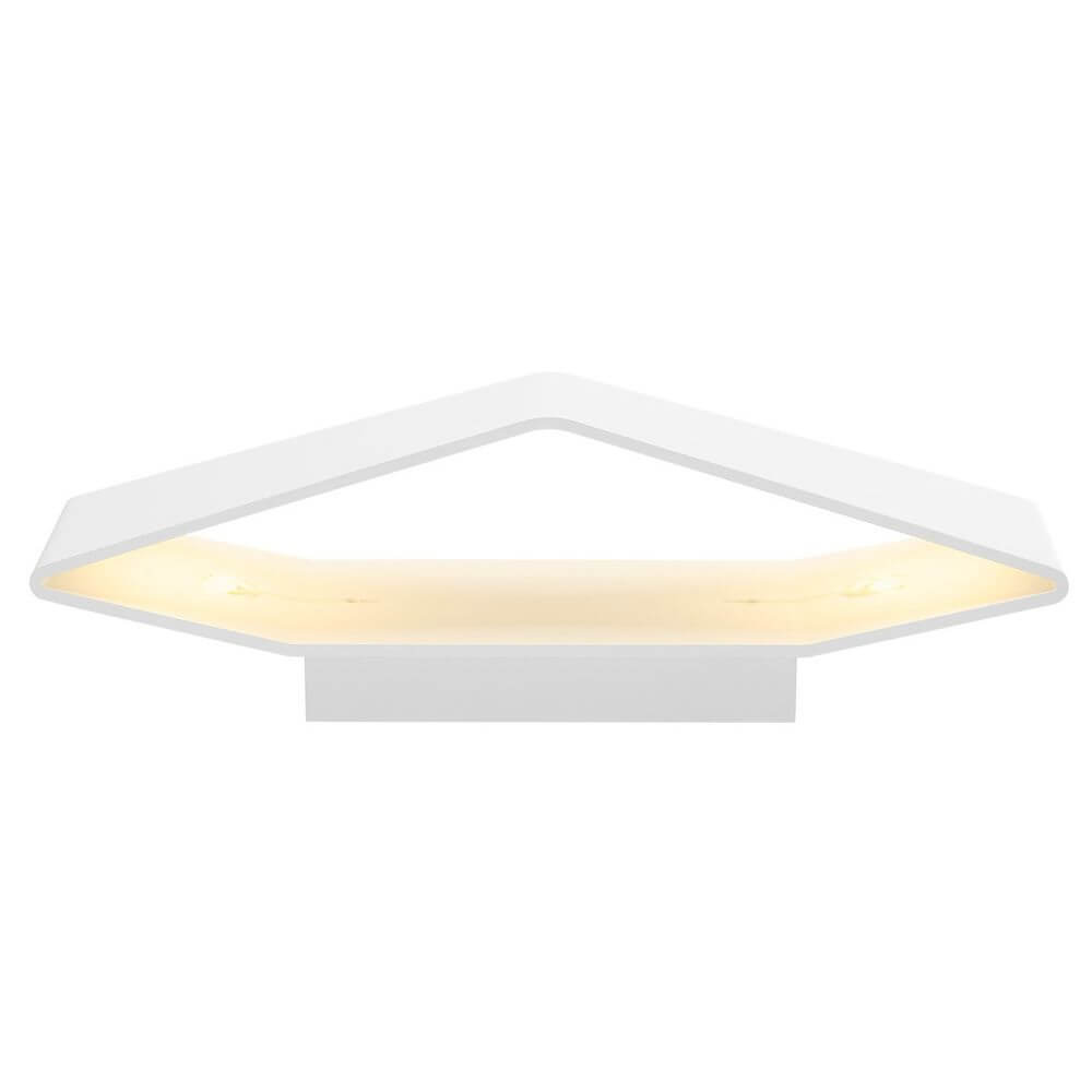 Big Cariso LED Wandleuchte 2 Weiß 2x9W 3000K in modernem Design mit dimmbaren Attributen.