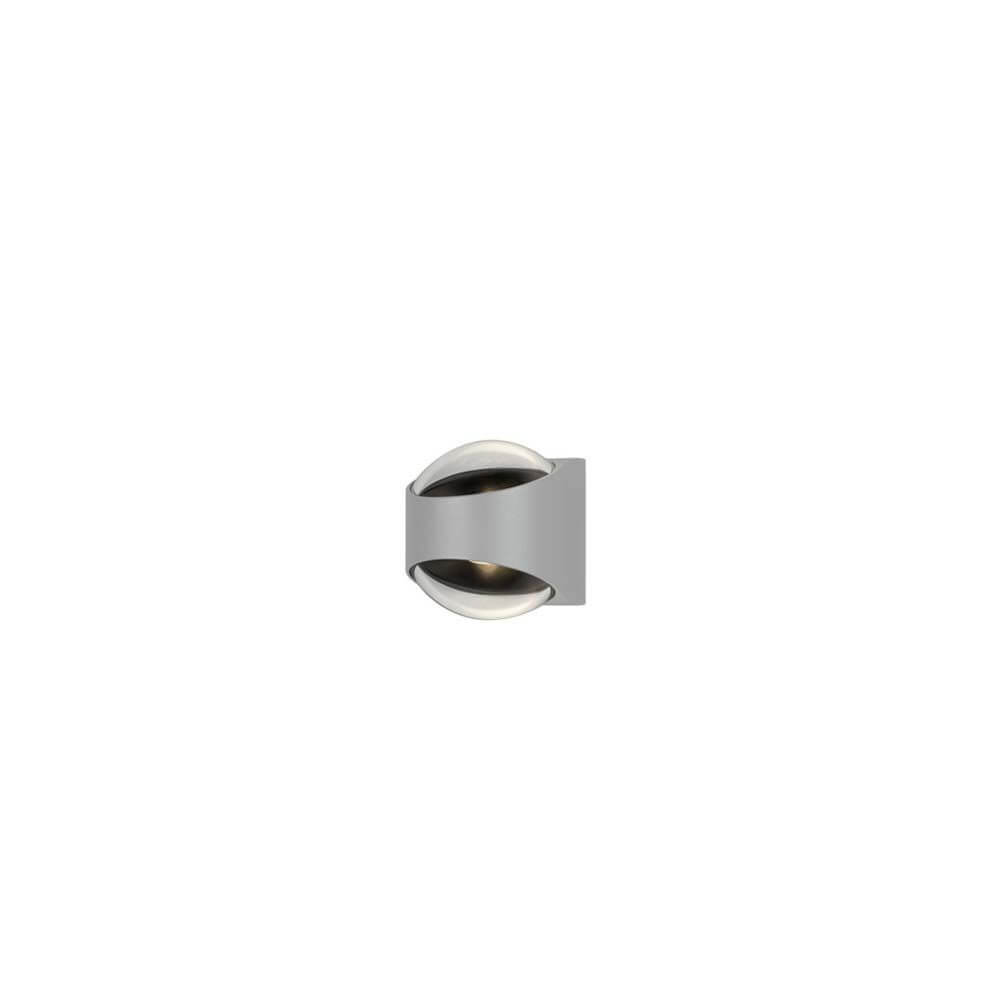 Bitonto LED Wandleuchte 2-flammig in Dunkelgrau mit Up- & Downlight für modernes Raumdesign.