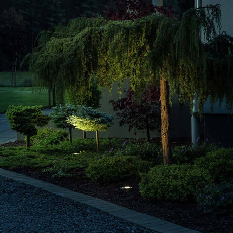GU10 Bodeneinbaustrahler IP65 Edelstahl für Gartenbeleuchtung mit verstellbarem Lichtwinkel und 230V
