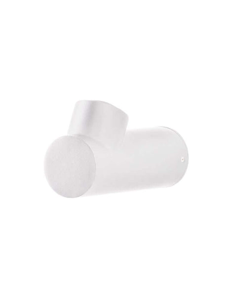 Brice LED outdoor wall light 3000K IP54 white cylindrical outdoor wall lamp, modern up-down lighting design
