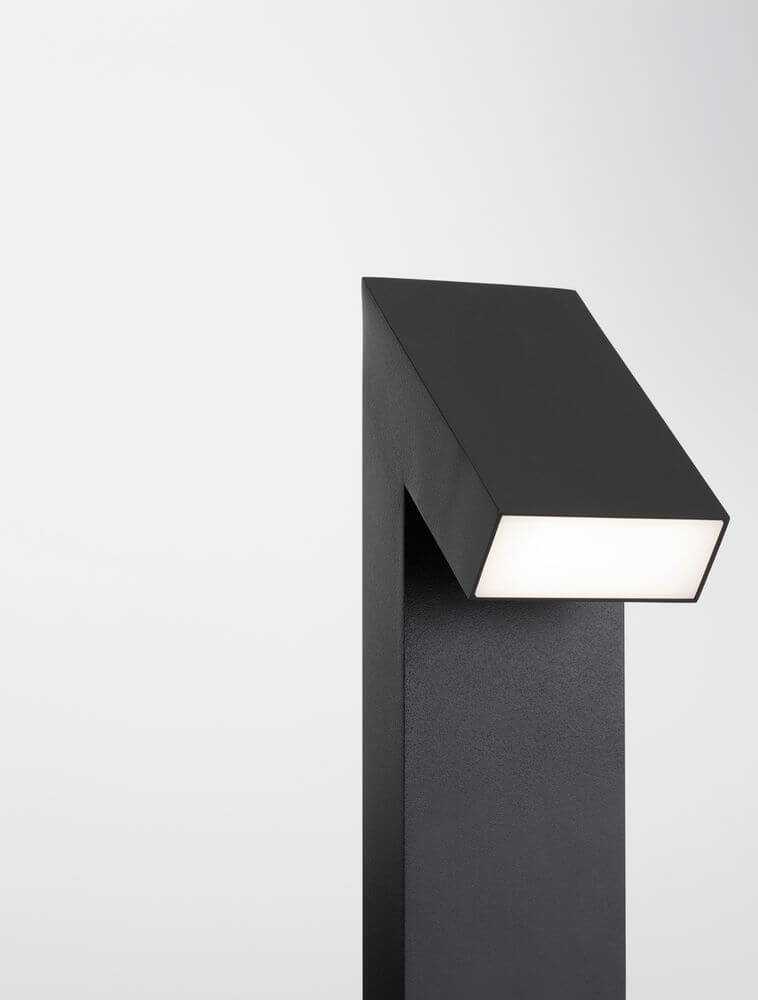 Brigitta LED Außenwegeleuchte Down 3000K Schwarz IP65, modernes Design in Schwarz für Gartenbeleuchtung