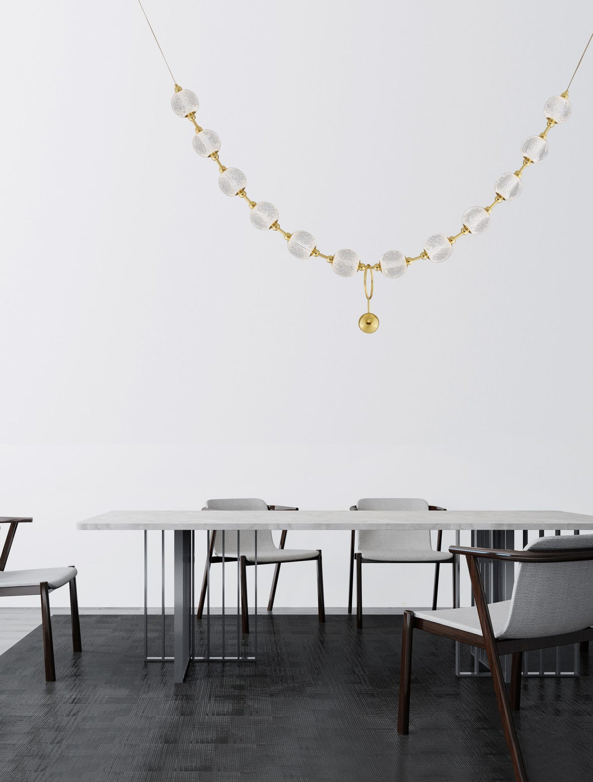 Brillante LED Pendelleuchte 12-flammig 3200K (5)