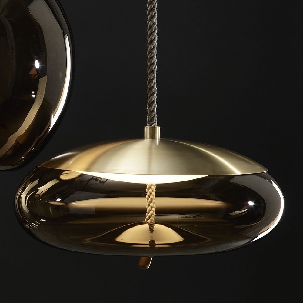 Hängeleuchte Knot Small flach Brokis