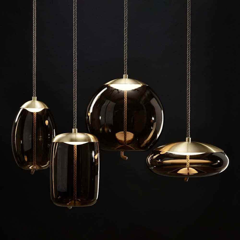 Hängeleuchte Knot Small oval Brokis