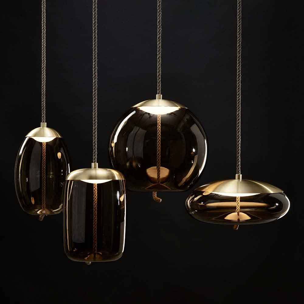 Hängeleuchte Knot Small oval Brokis