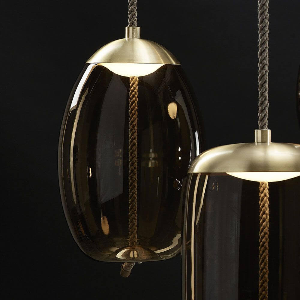 Hängeleuchte Knot Small oval Brokis