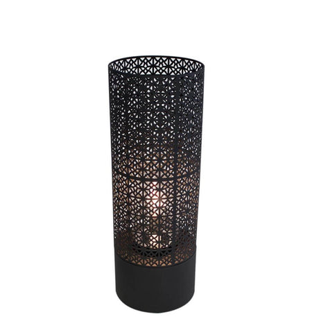 Lampe décorative d'extérieur Maison IP44 67 cm noir sable, au design moderne avec une lumière diffuse.