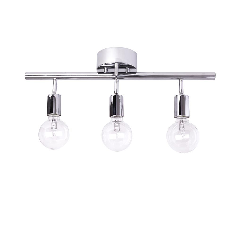 Row takspotlight 3-lys med justerbare spots og moderne design