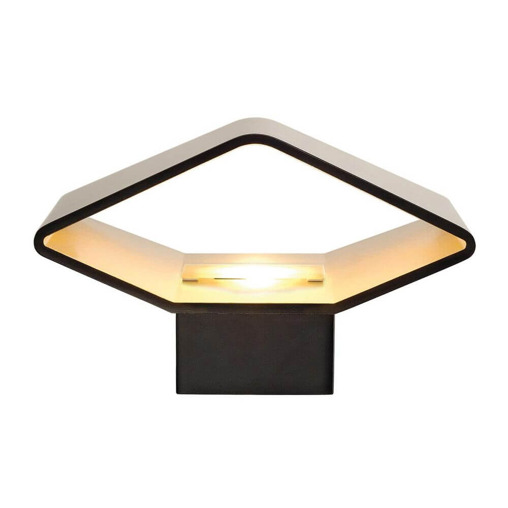 CARISO LED Wandleuchte 2 Schwarz Messing 7,5W LED 3000K