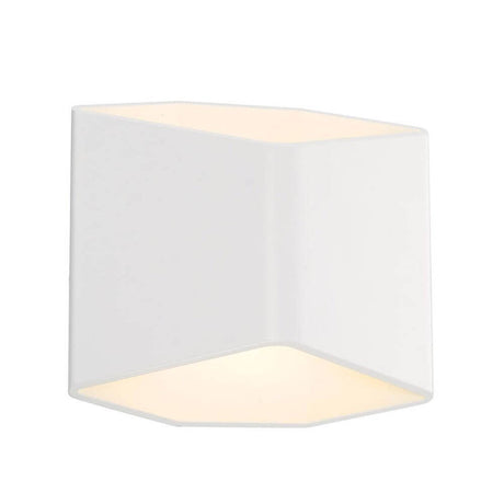 CARISO LED Væglampe 2 hvid 7,5W LED 3000K med moderne unikt design og varm lyseffekt.