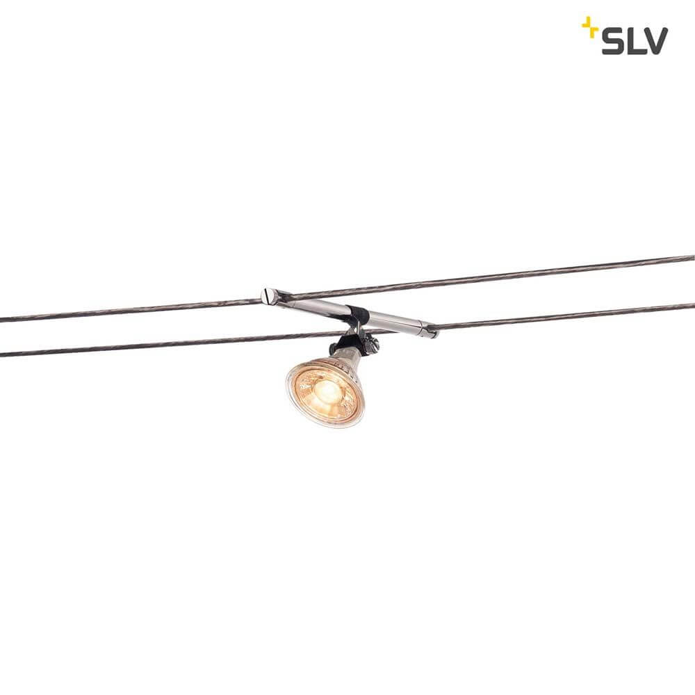 Cosmic Lampenhalter für Tenseo 12V-Seilsystem Chrom 2 Stück