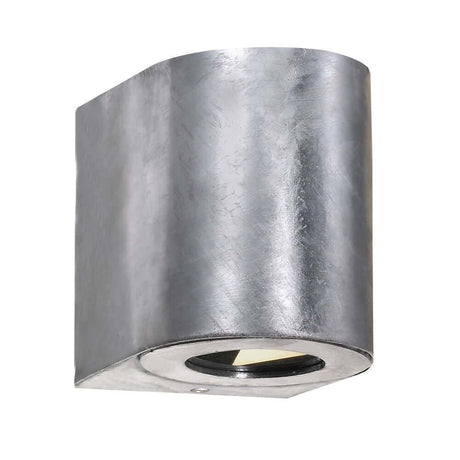 Canto 2 LED applique murale Seaside IP44 au design métallique pour espaces intérieurs et extérieurs.