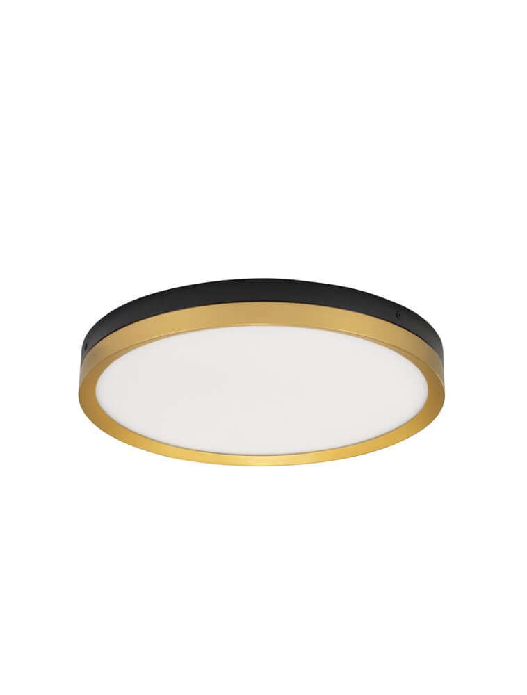 Cantria LED Deckenleuchte 3000K Schwarz, Gold mit elegantem Design und gleichmäßiger Lichtverteilung.