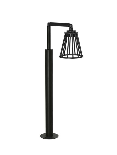 Carina LED Außenwegeleuchte 3000K Schwarz IP65, moderne schwarze Außenleuchte für Garten und Terrasse